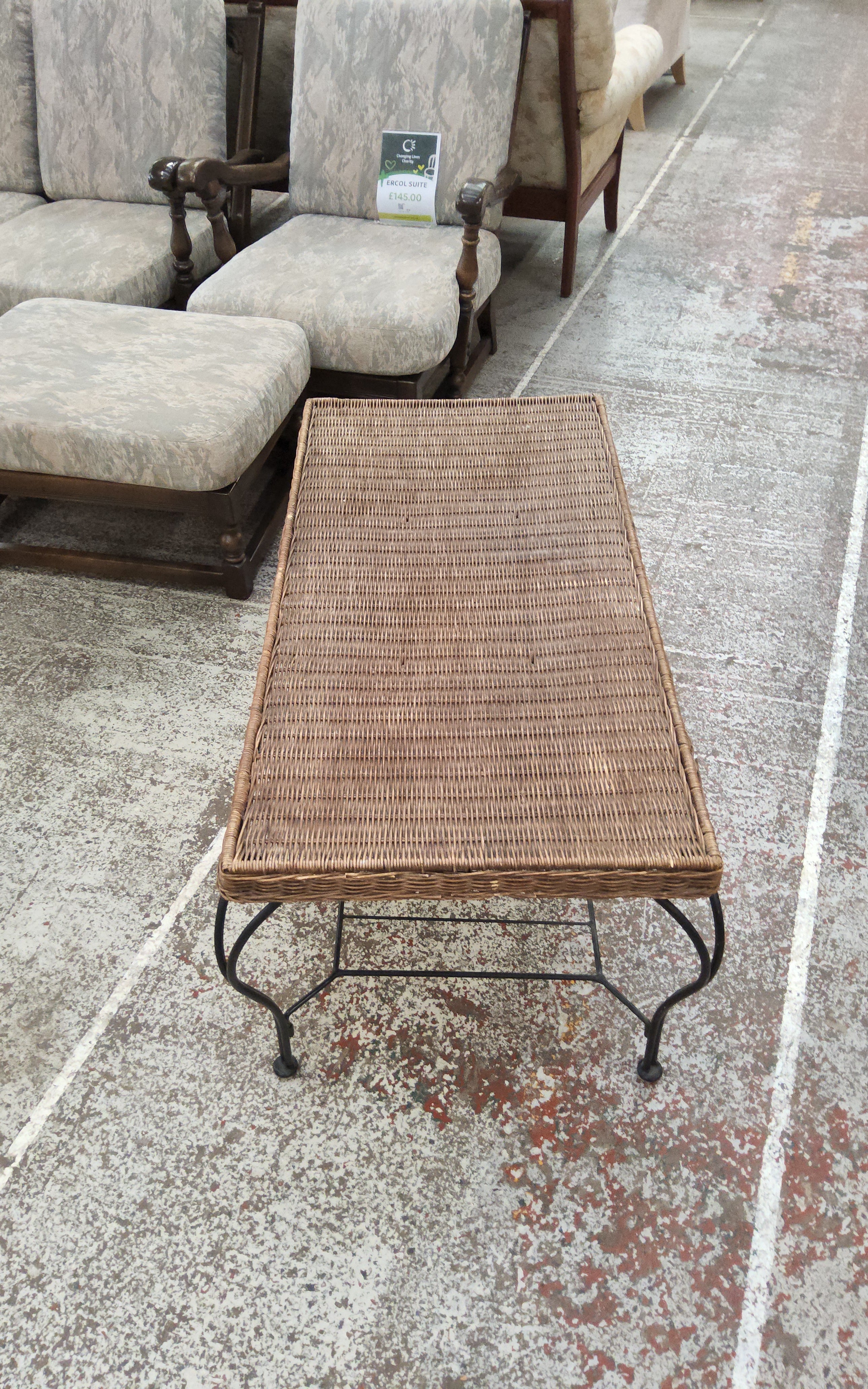 Wicker Coffee Table